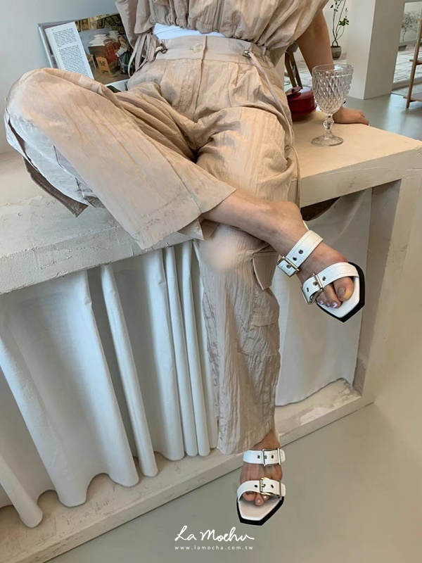防風混滑布抽繩工作褲